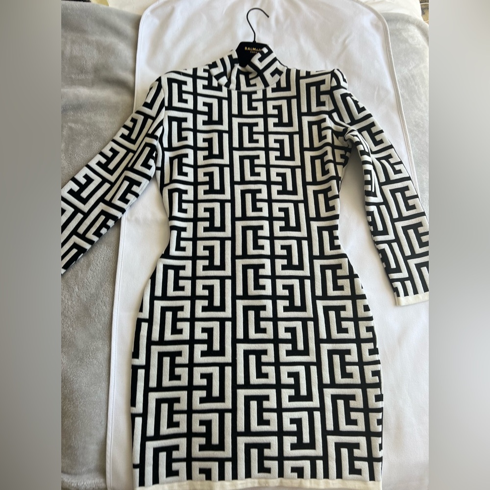 BALMAIN Monogram Dress